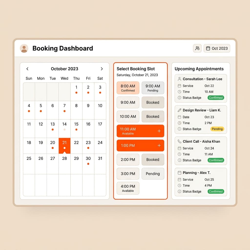 Appointments Calendar